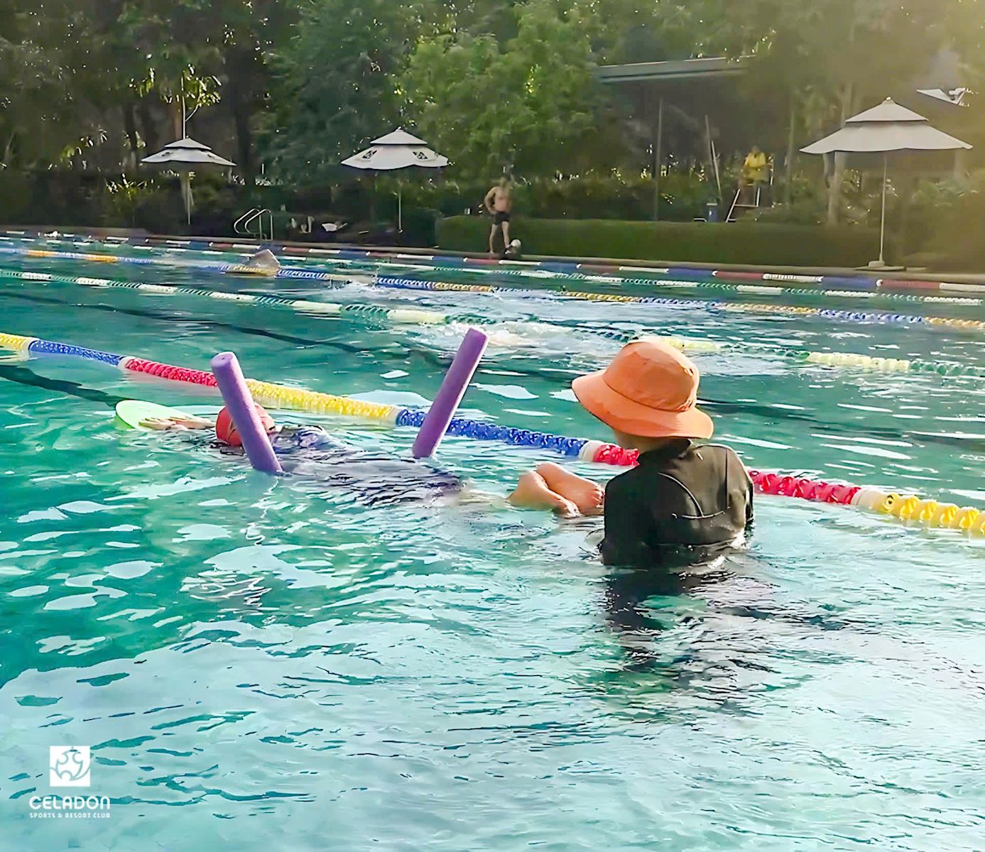 Lớp học bơi cho bé tại Celadon Tân Phú