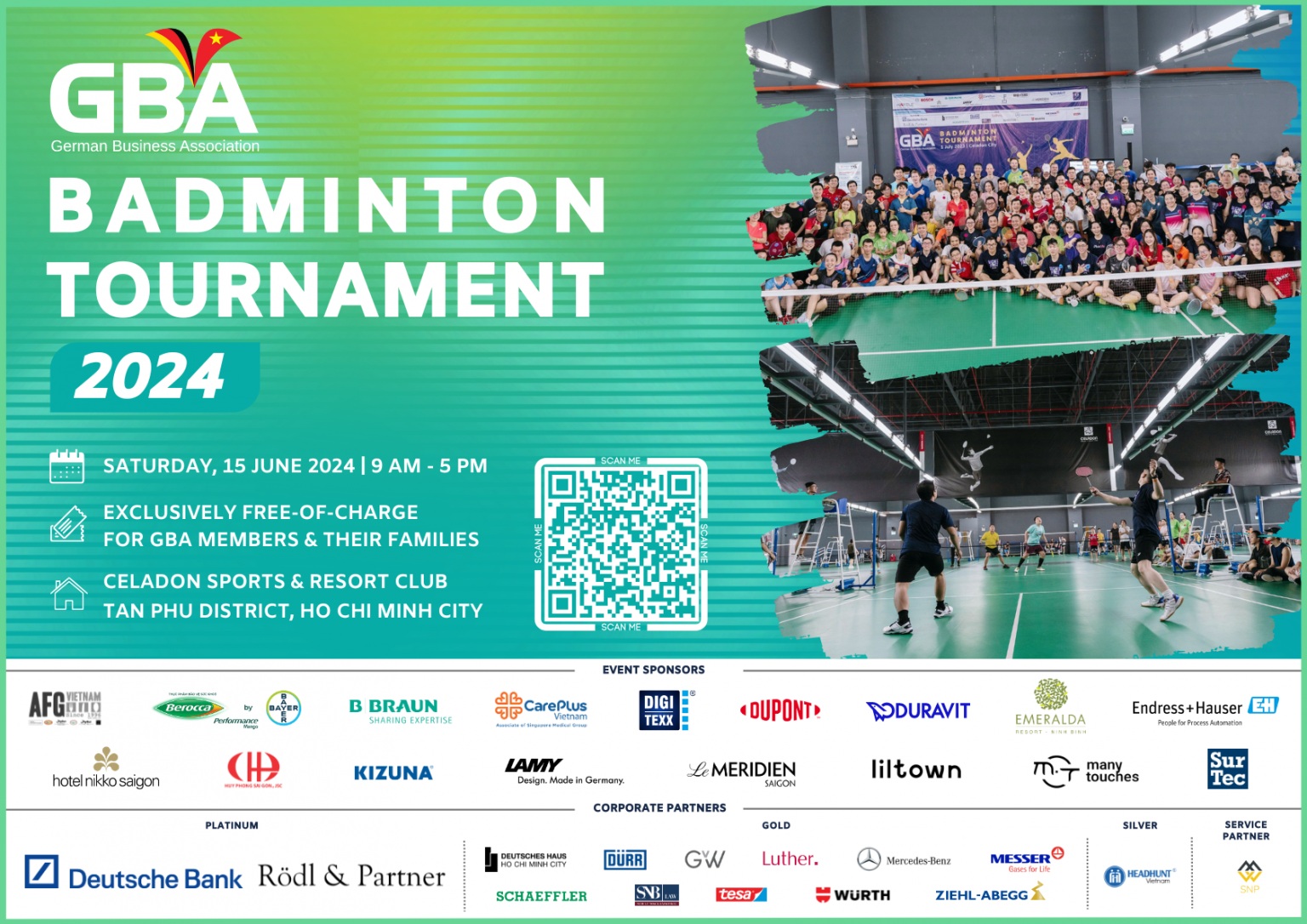 GBA Badminton Tournament (Mùa IV) tại Celadon Sports Club