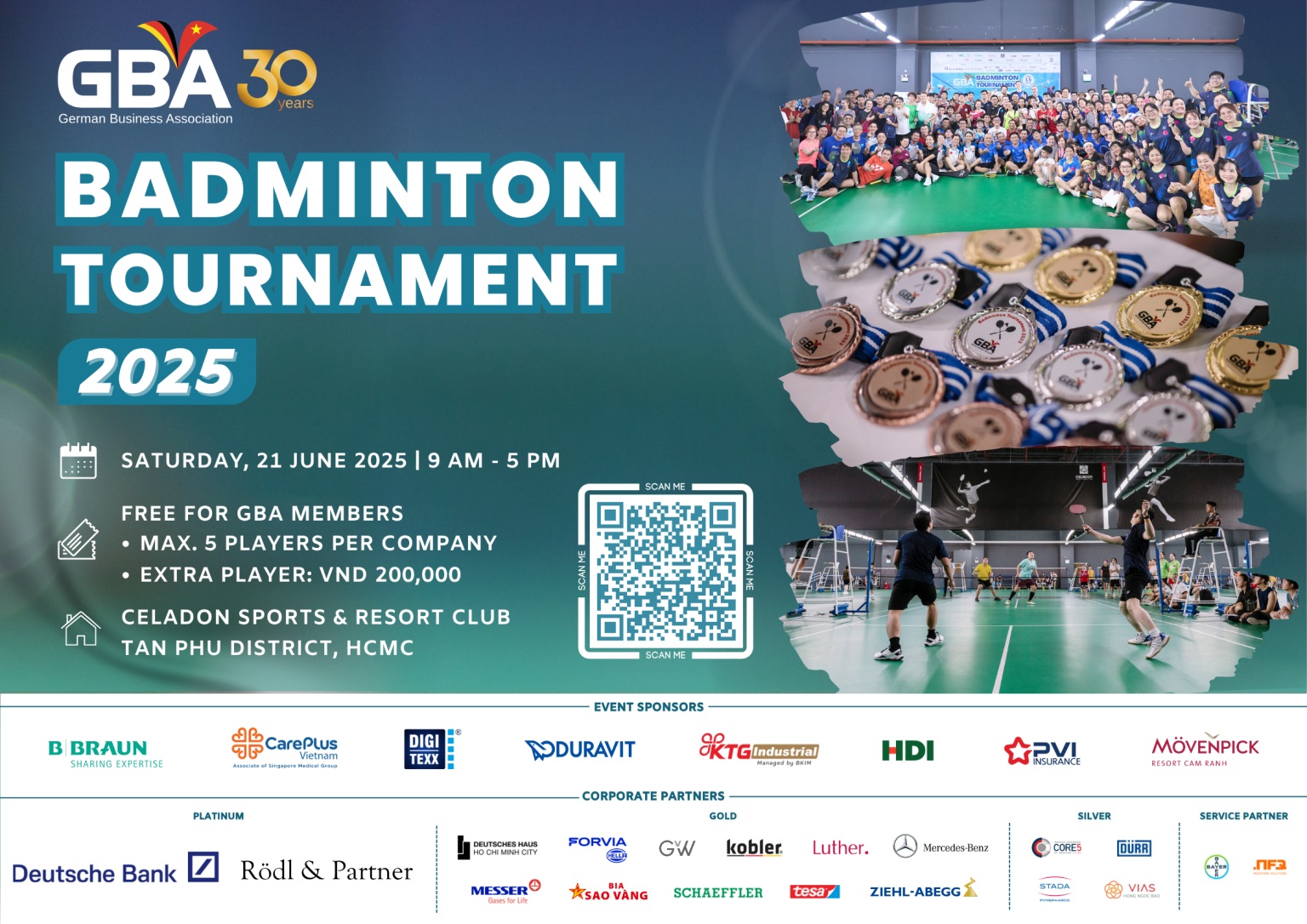 GBA Badminton Tournament (Mùa V) tại Celadon Sports Club